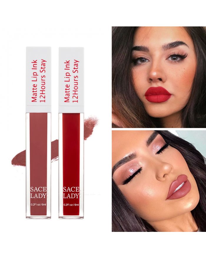 19 color matte lip glaze sexy and long lasting